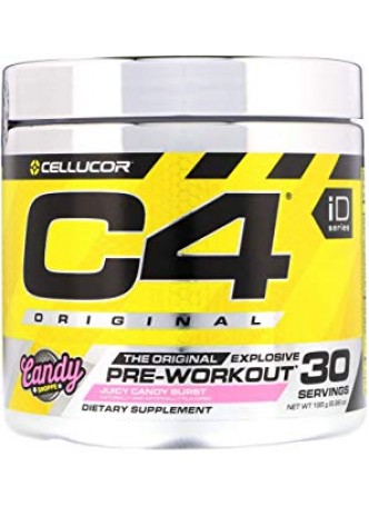 Cellucor, C4 Original Explosive, Pre-Workout, Juicy Candy Burst, 30SERVING WITH SHAKKER